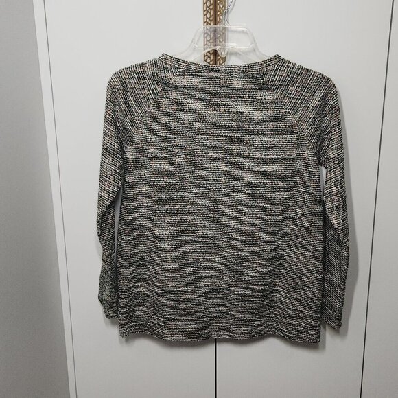 Loft Boucle Multicolor Green Pullover Sweater Women's Size XXSP - Picture 5 of 7